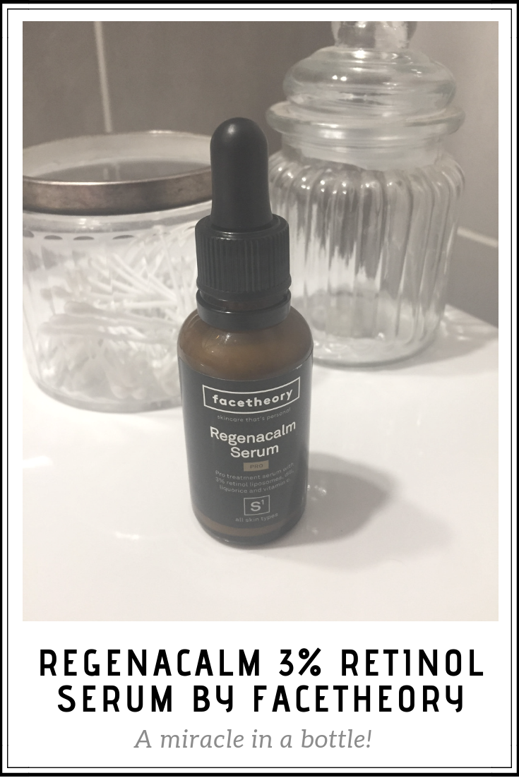 REGENACALM 3% retinol serum pin