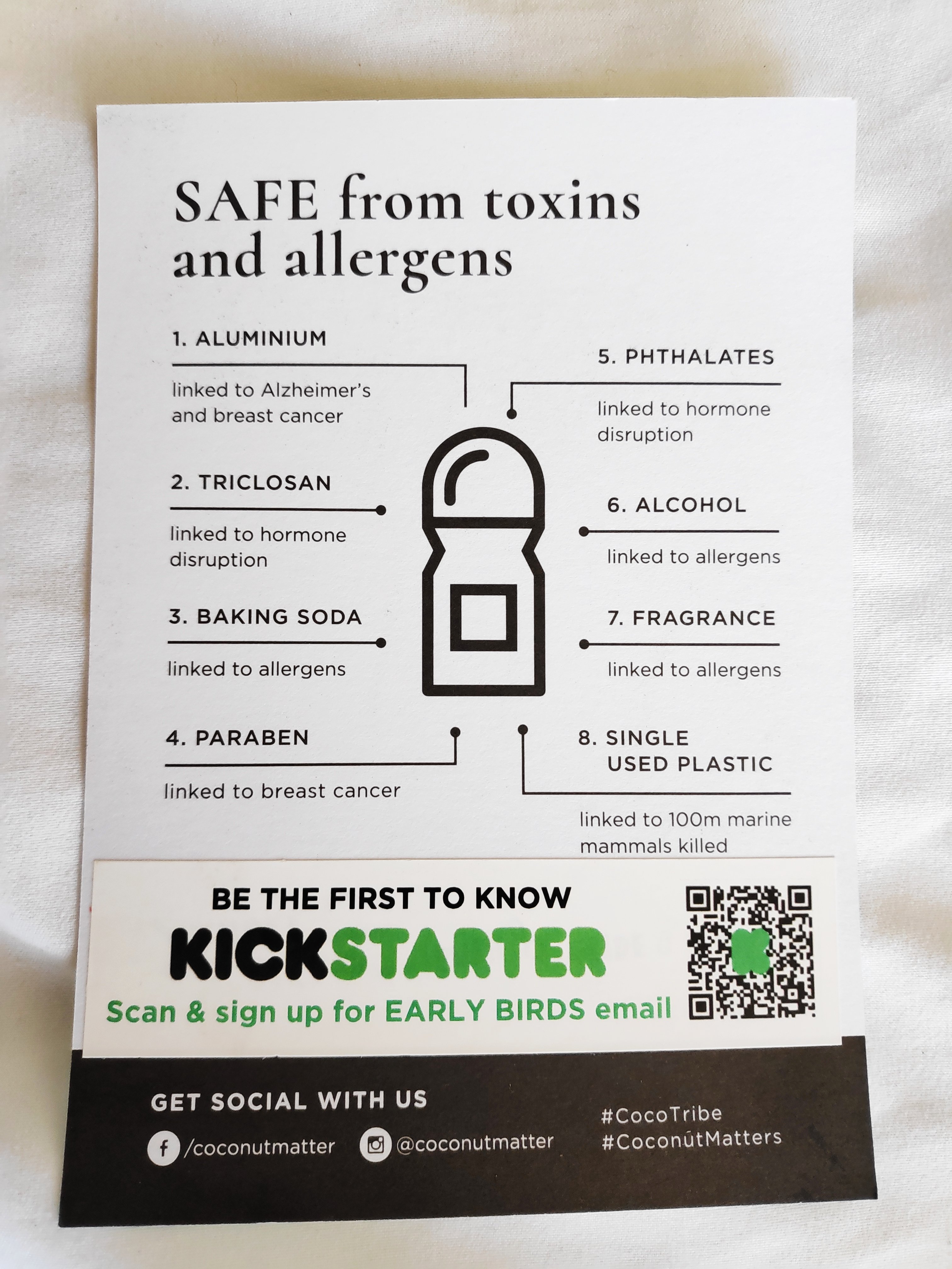 natural deodorant toxin free list