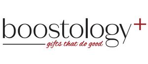 Boostology logo and slogan